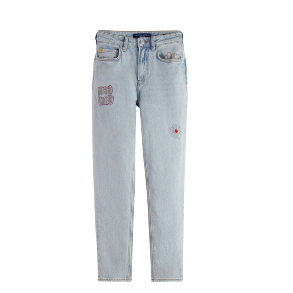 Scotch & Soda High Five High-Rise Slim Fit Jeans in Poem in the Park